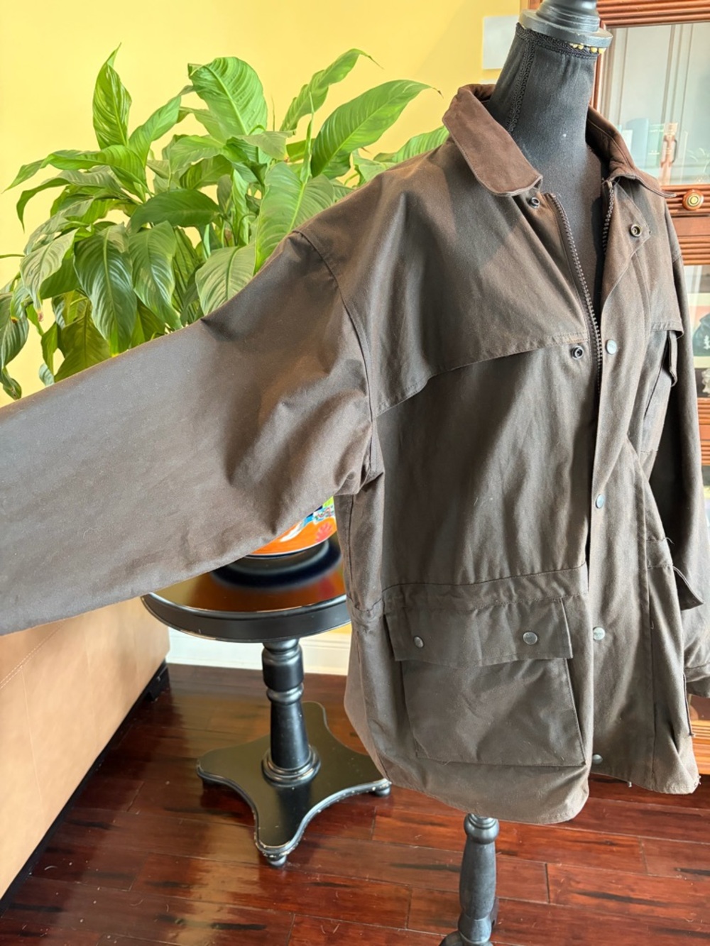Foxfire Outback Trail “Aussie Pathfinder” Jacket, Waxed Oilskin - Size Large. View 3